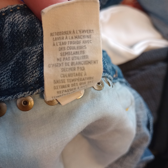 Studded Blue Denim Shorts - Picture 11 of 13